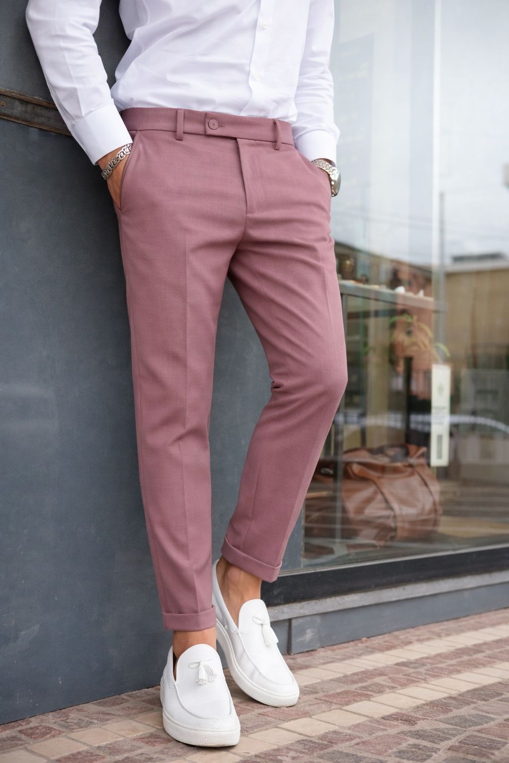 Pantalón Capri con Pinzas