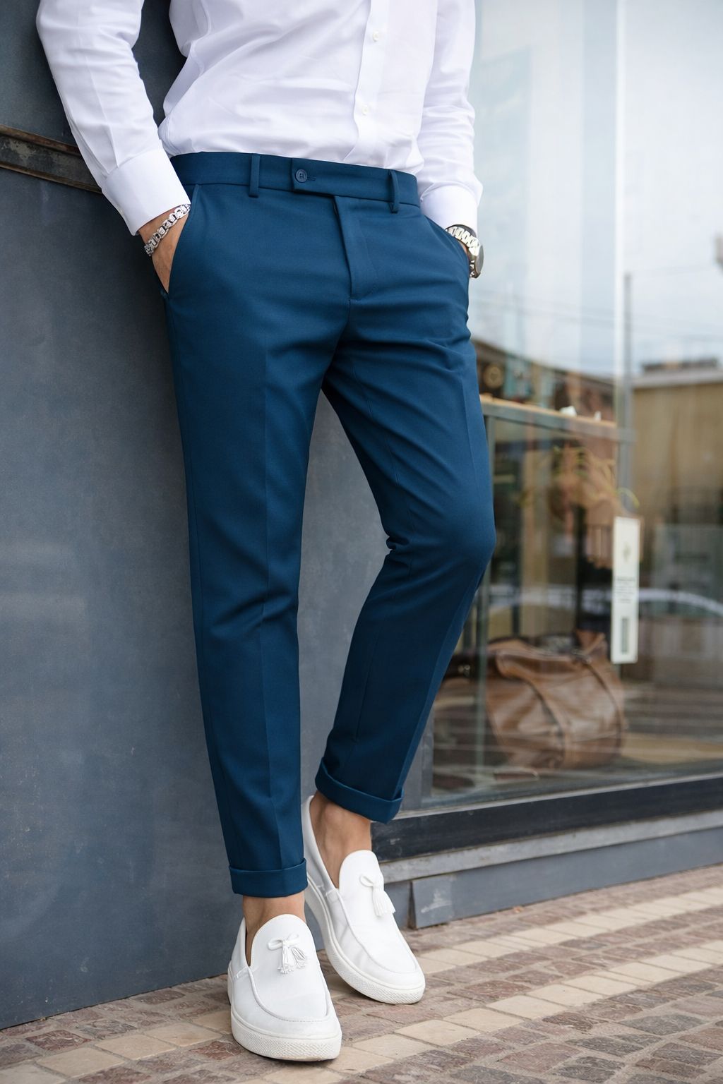 Pantalón Capri con Pinzas
