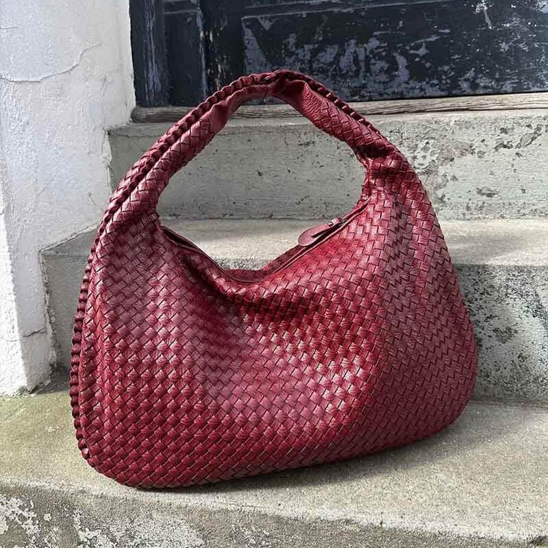 Bolso de Hombro Oversize Tejido