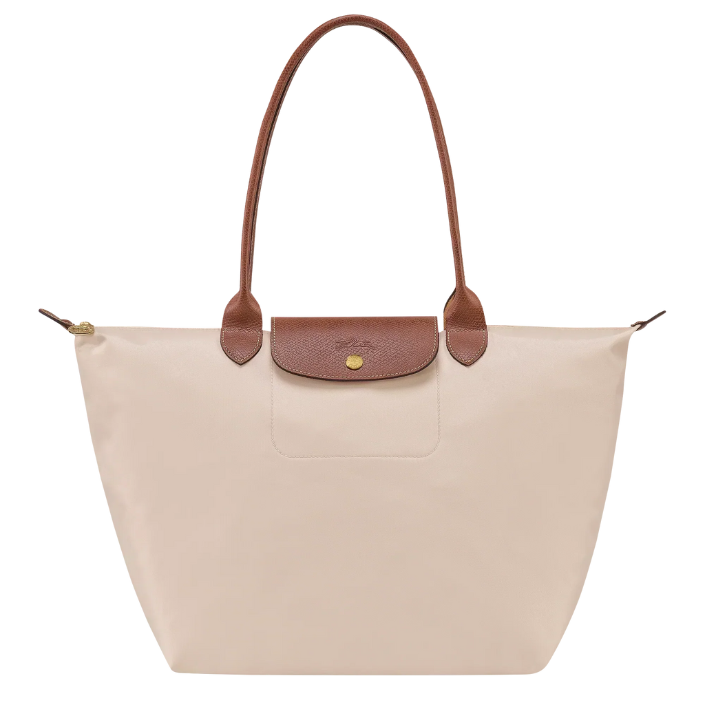 Bolso Tote Grande Clásico · Beige