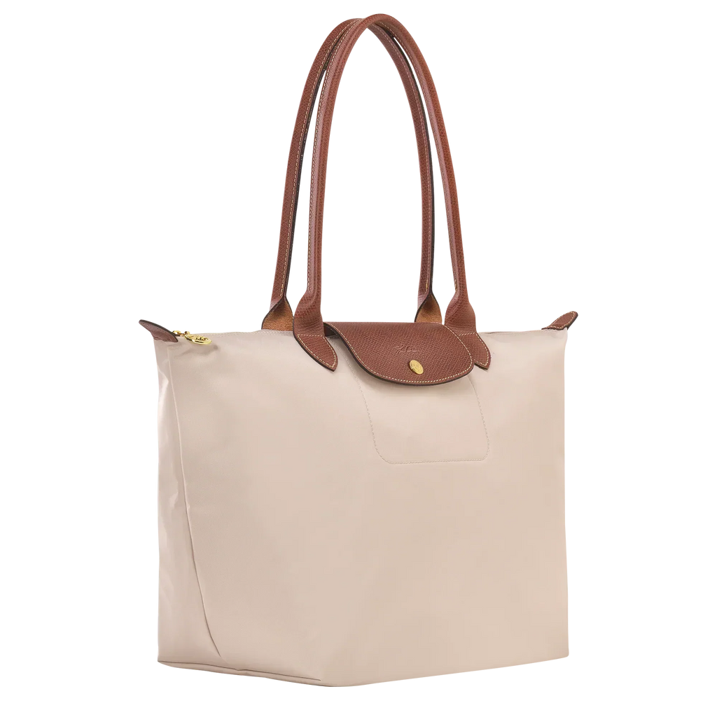 Bolso Tote Grande Clásico · Beige