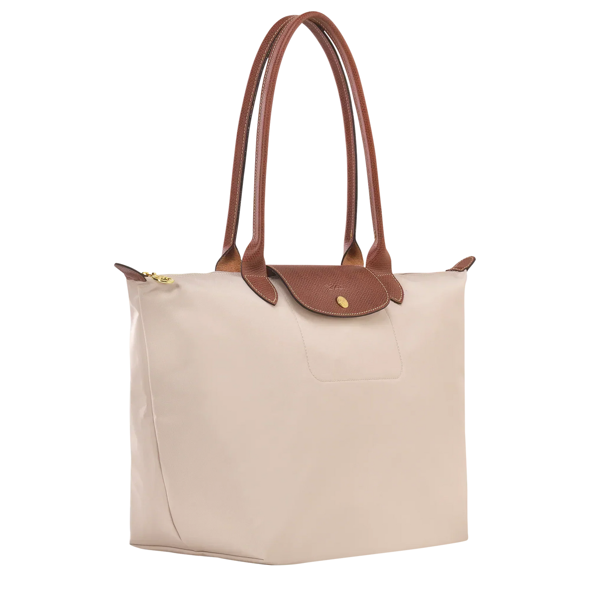 Bolso Tote Grande Clásico · Beige