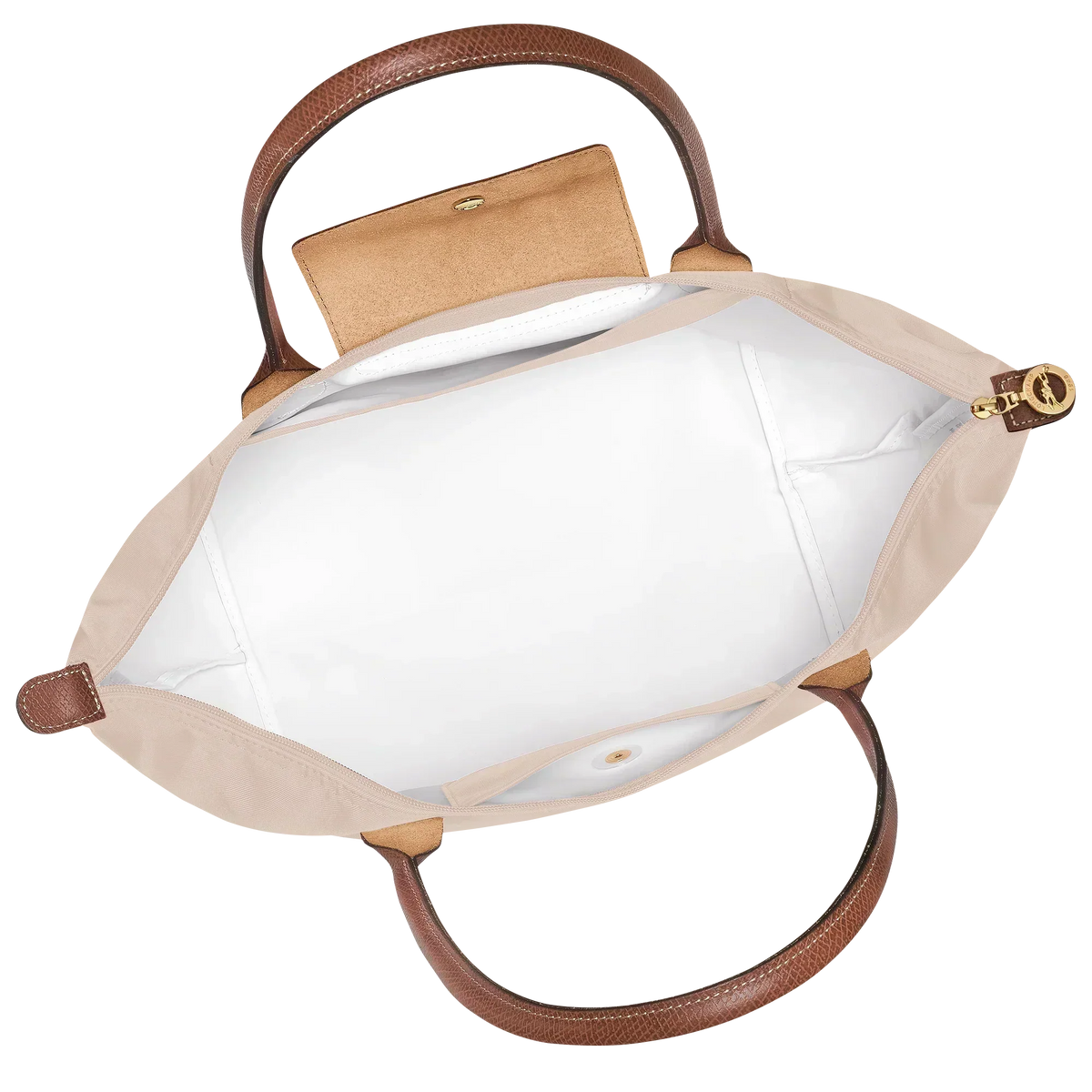 Bolso Tote Grande Clásico · Beige