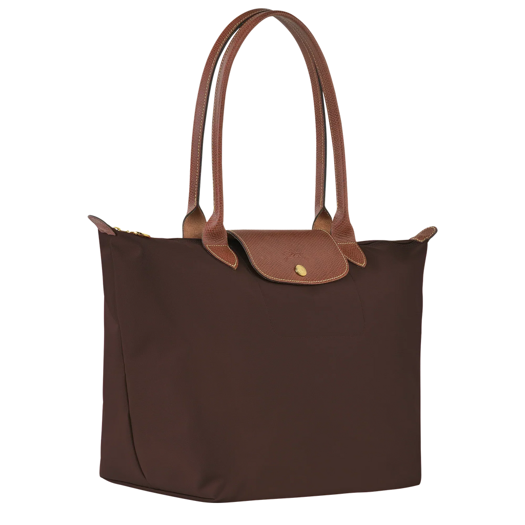 Bolso Tote Grande Clásico · Marrón Oscuro