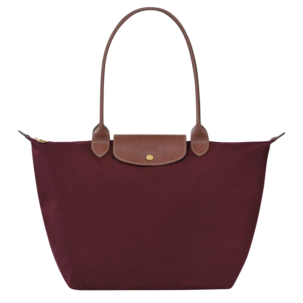 Bolso Tote Grande Clásico · Burdeos