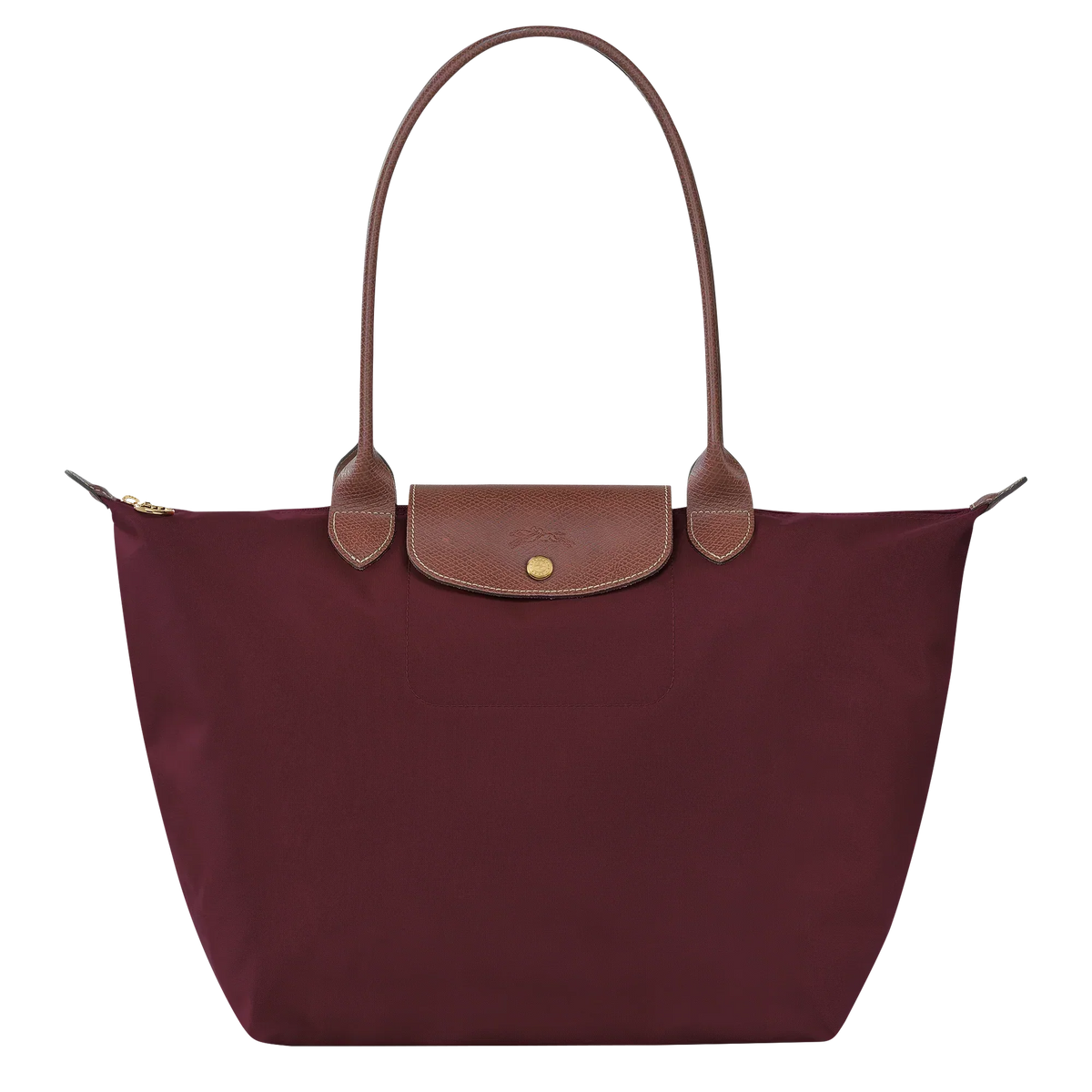 Bolso Tote Grande Clásico · Burdeos