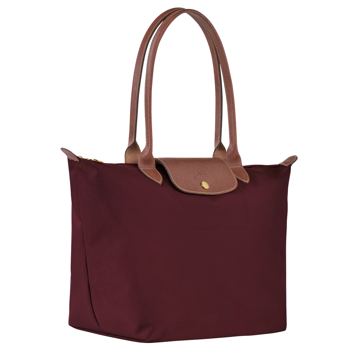 Bolso Tote Grande Clásico · Burdeos