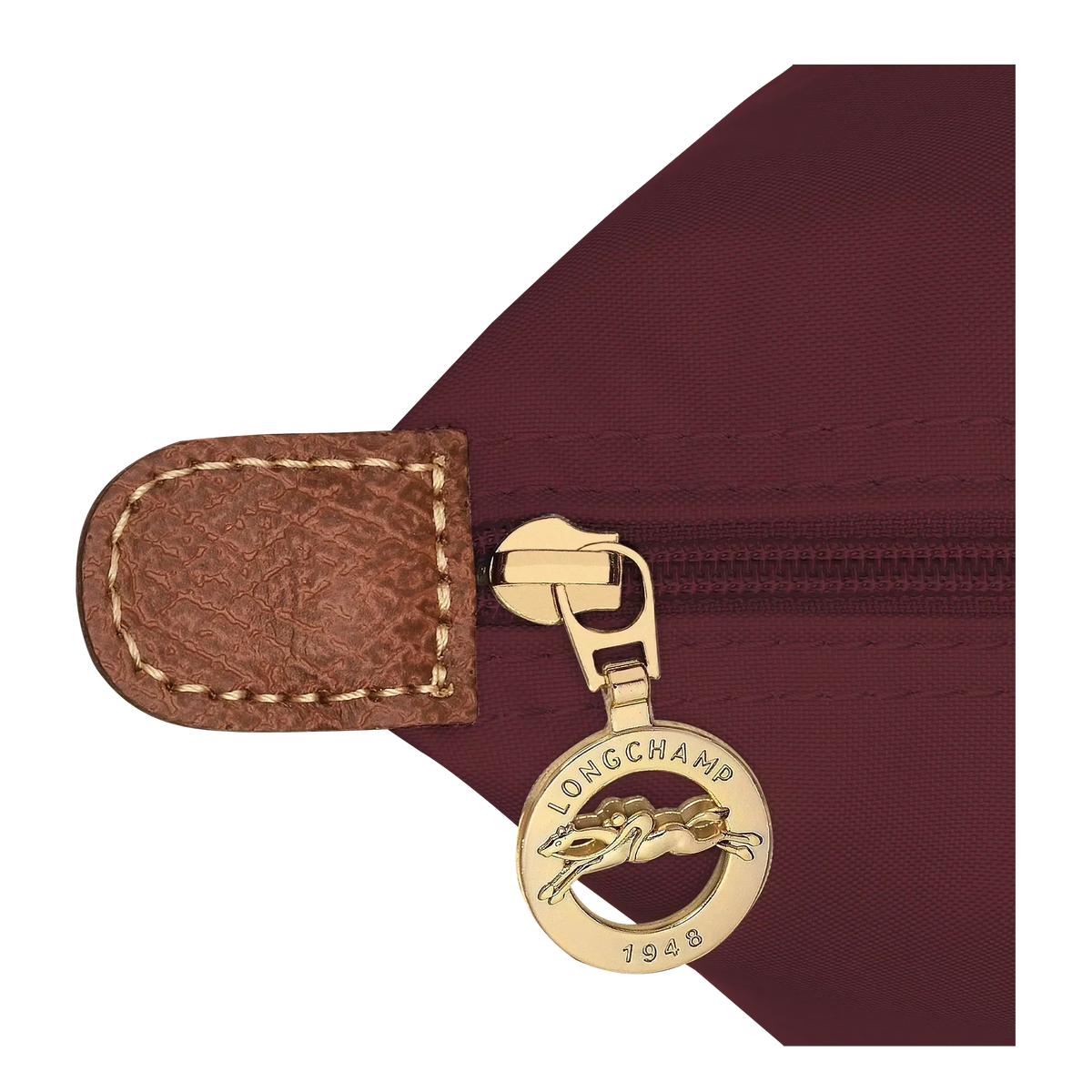 Bolso Tote Grande Clásico · Burdeos
