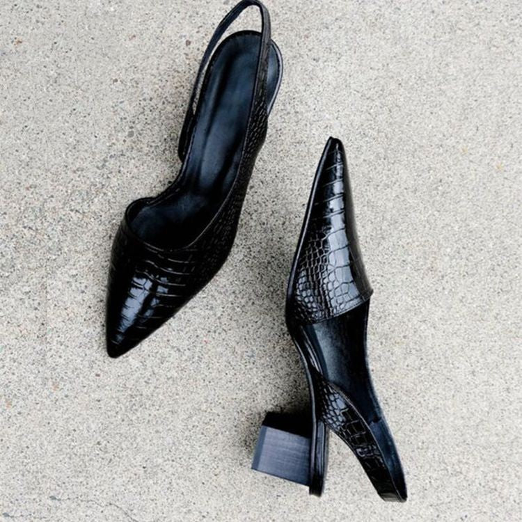 Tacones Anchos Cómodos