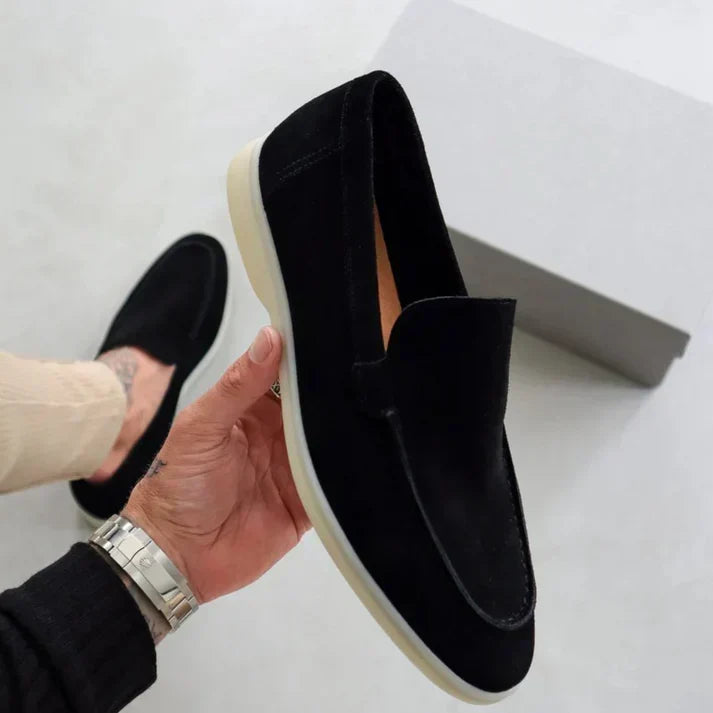 Mocasines de Ante Premium de Diseño Minimalista