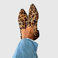 Mocasines con Estampado de Leopardo