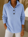 Jersey Polo de Punto con Cuello en V