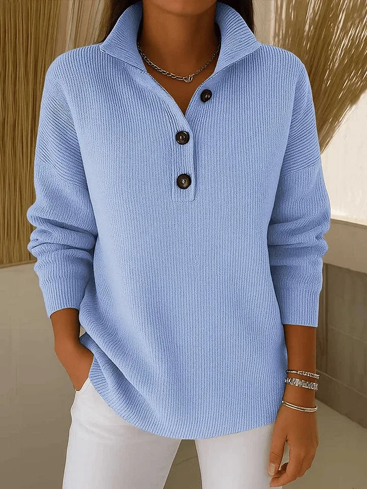 Jersey Polo de Punto con Cuello en V