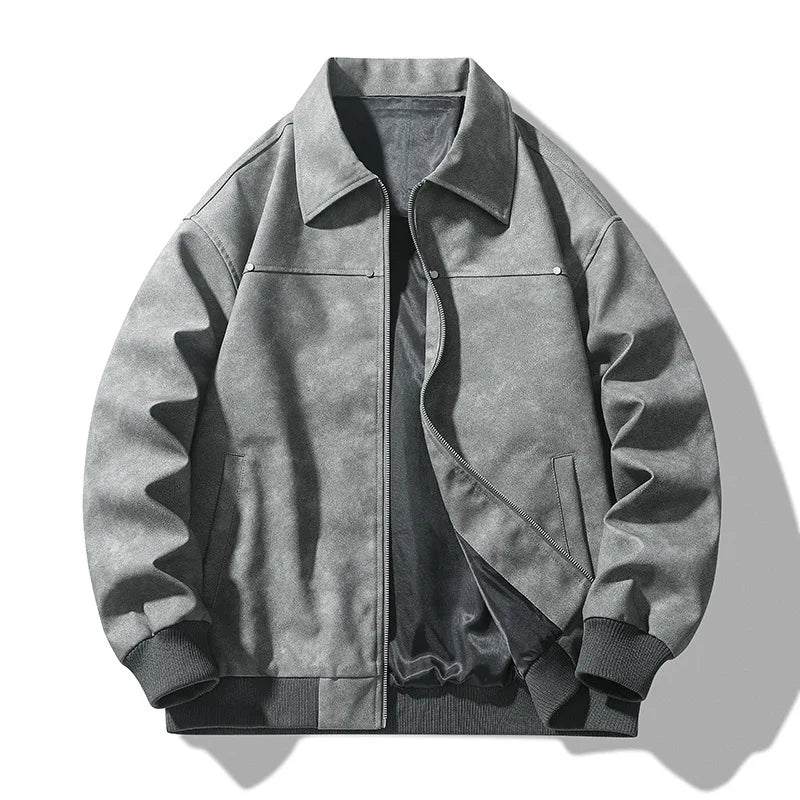 Cazadora Bomber de Piel Sintética