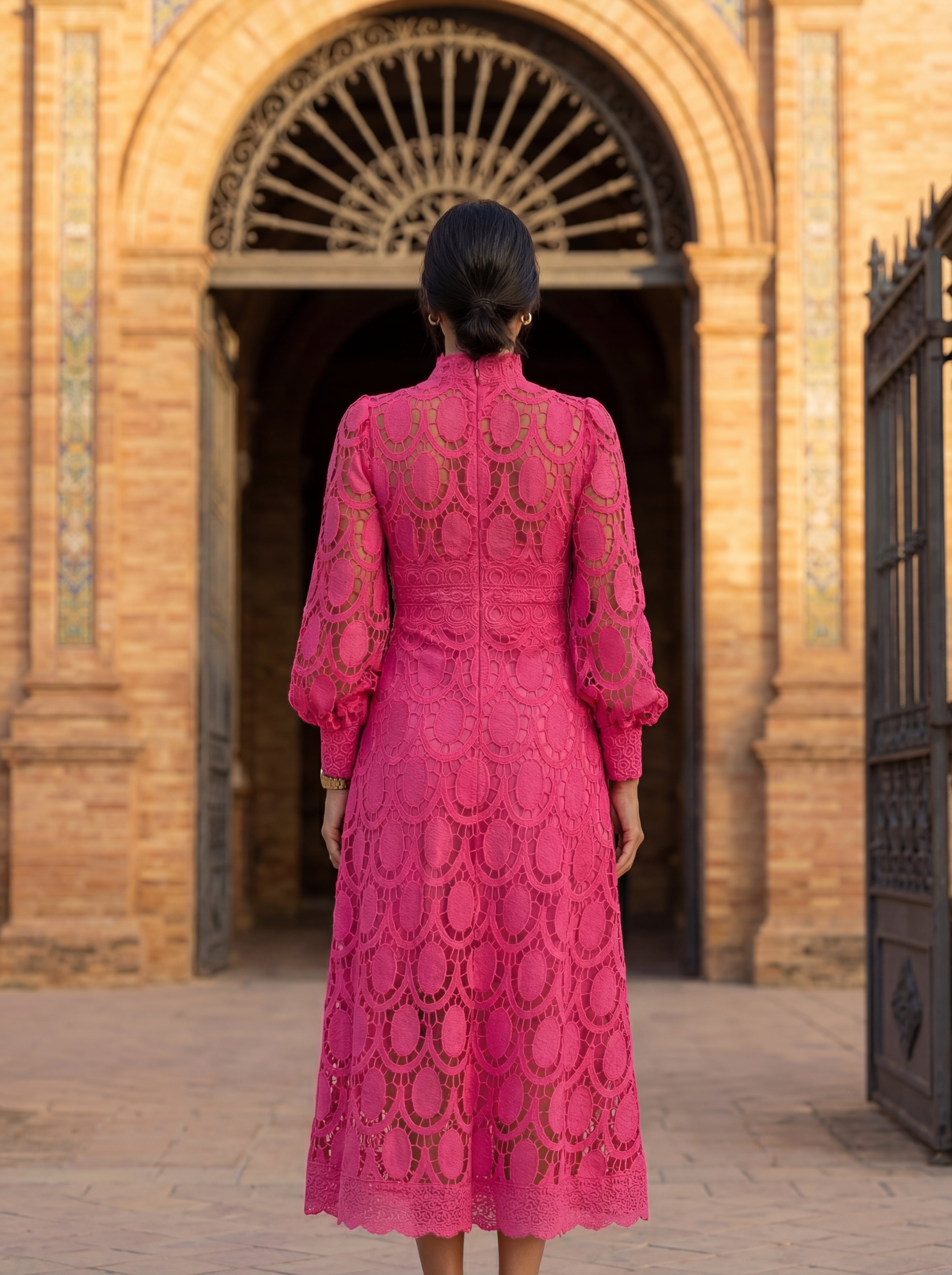 Vestido Elegante Romántico en Seda para Ocasiones Formales