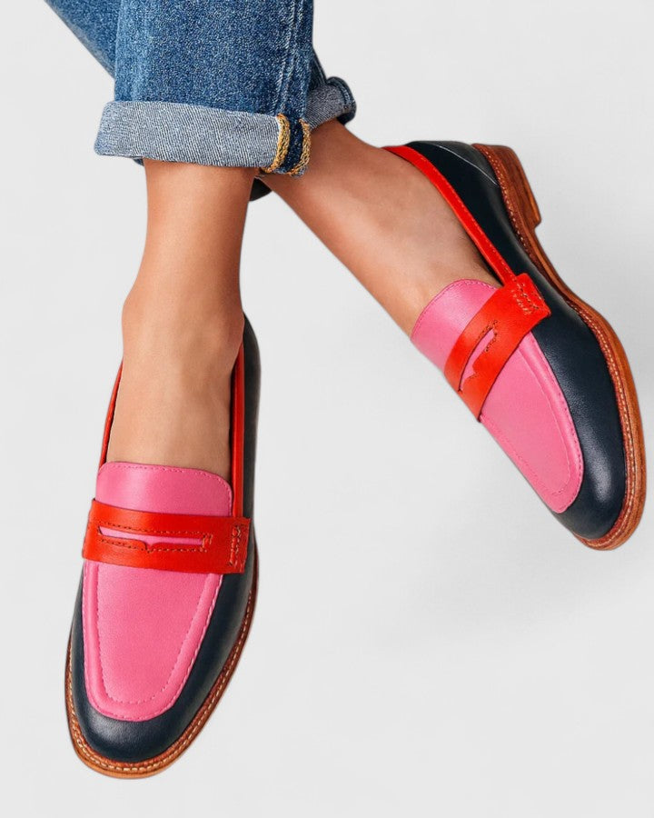 Mocasines con Estampado Multicolor