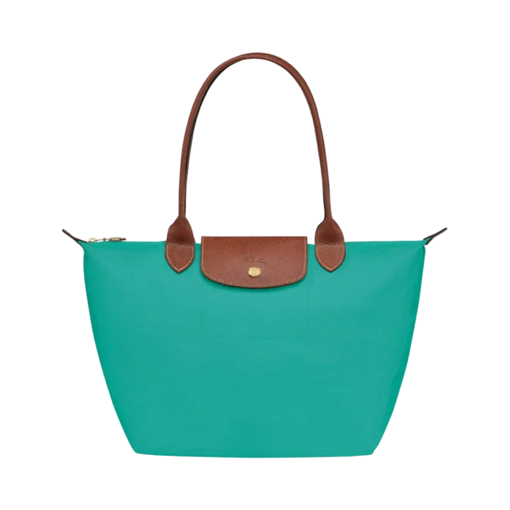 Bolso Tote Grande Clásico · Turquesa