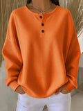 Sudadera Henley de Punto Waffle