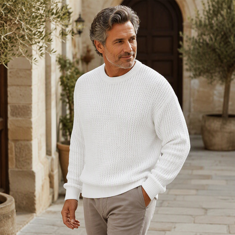 Jersey de Cuello Redondo y Manga Larga