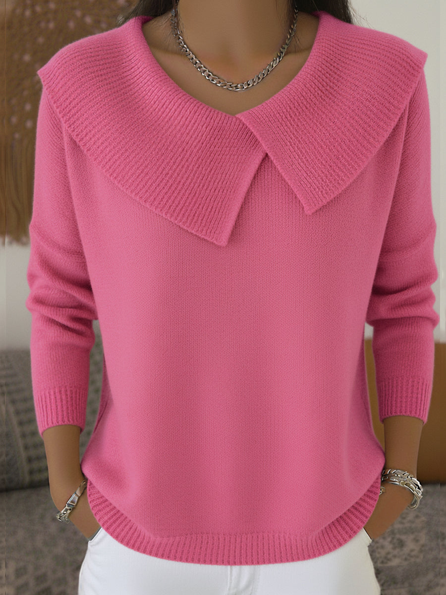 Jersey Cálido con Cuello Amplio