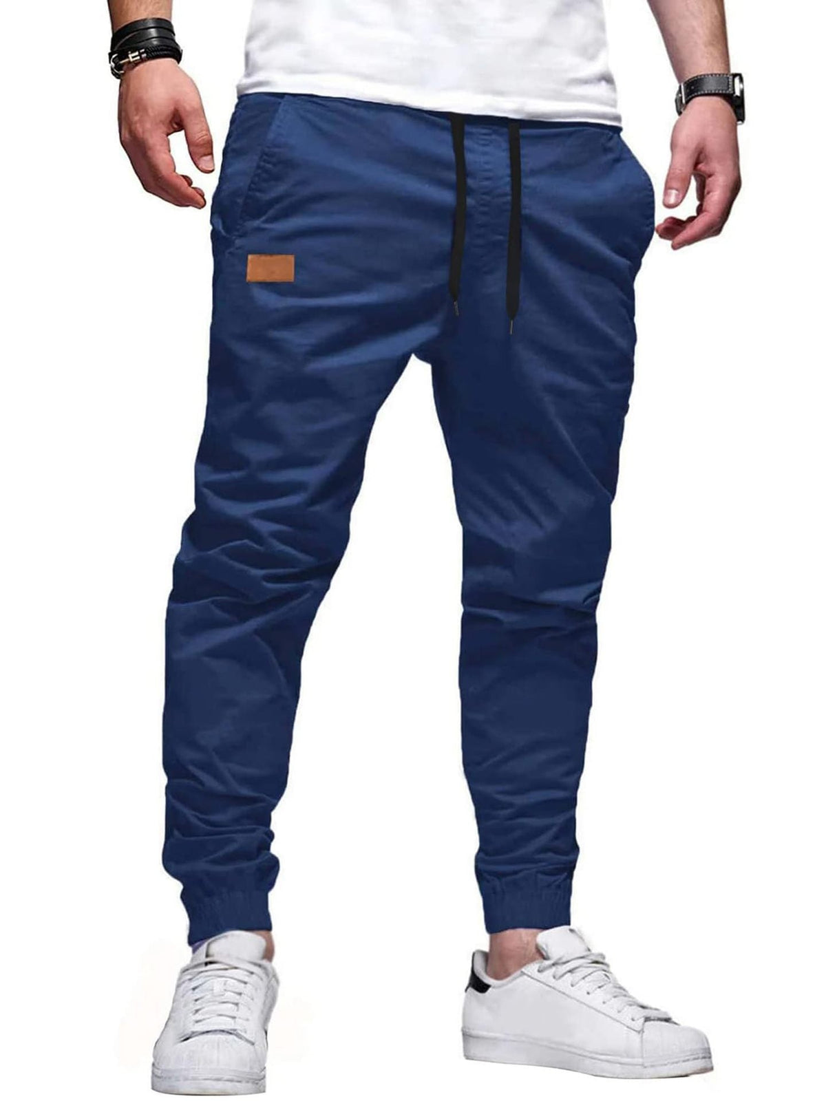 Pantalones Casuales de Corte Recto para Hombre
