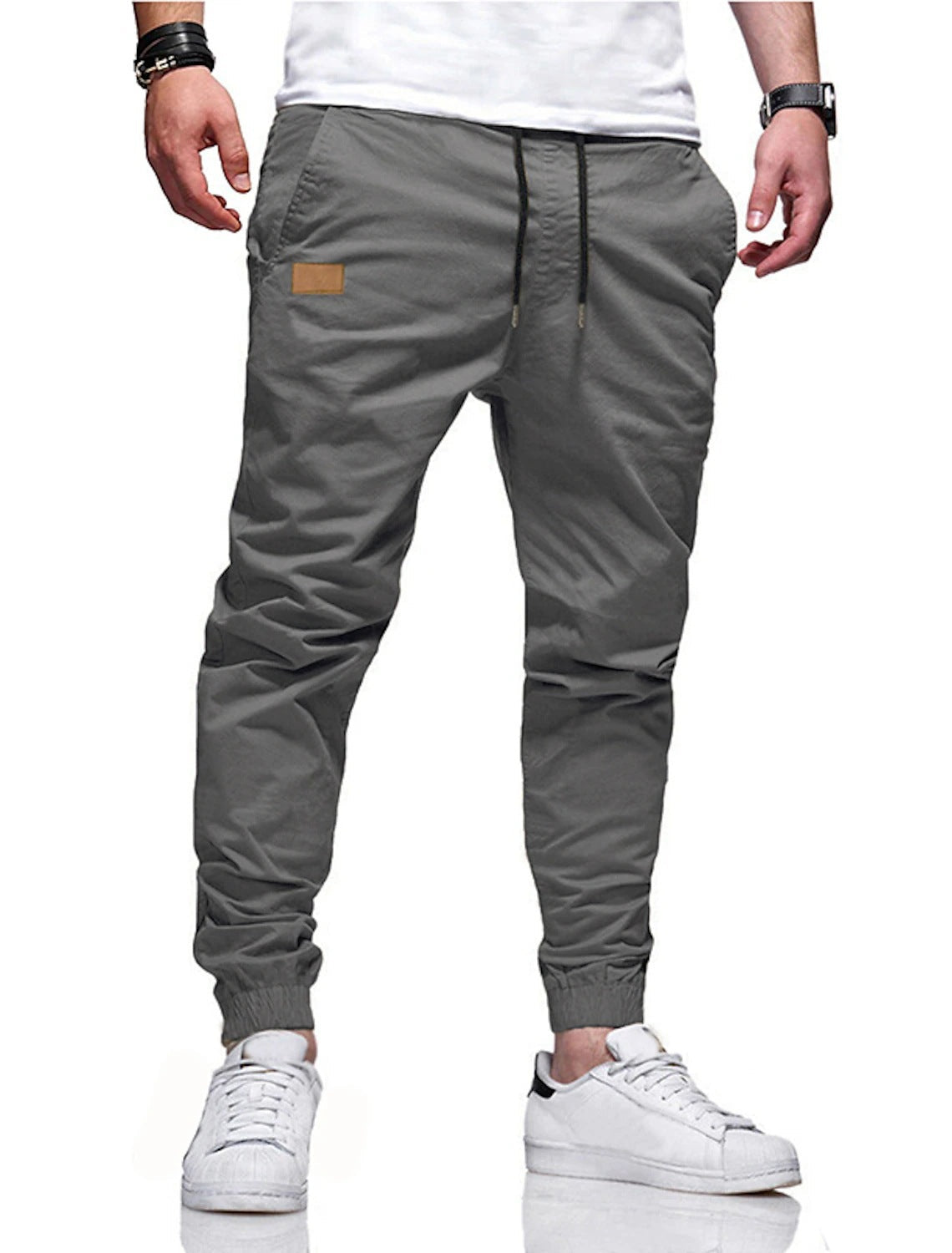 Pantalones Casuales de Corte Recto para Hombre