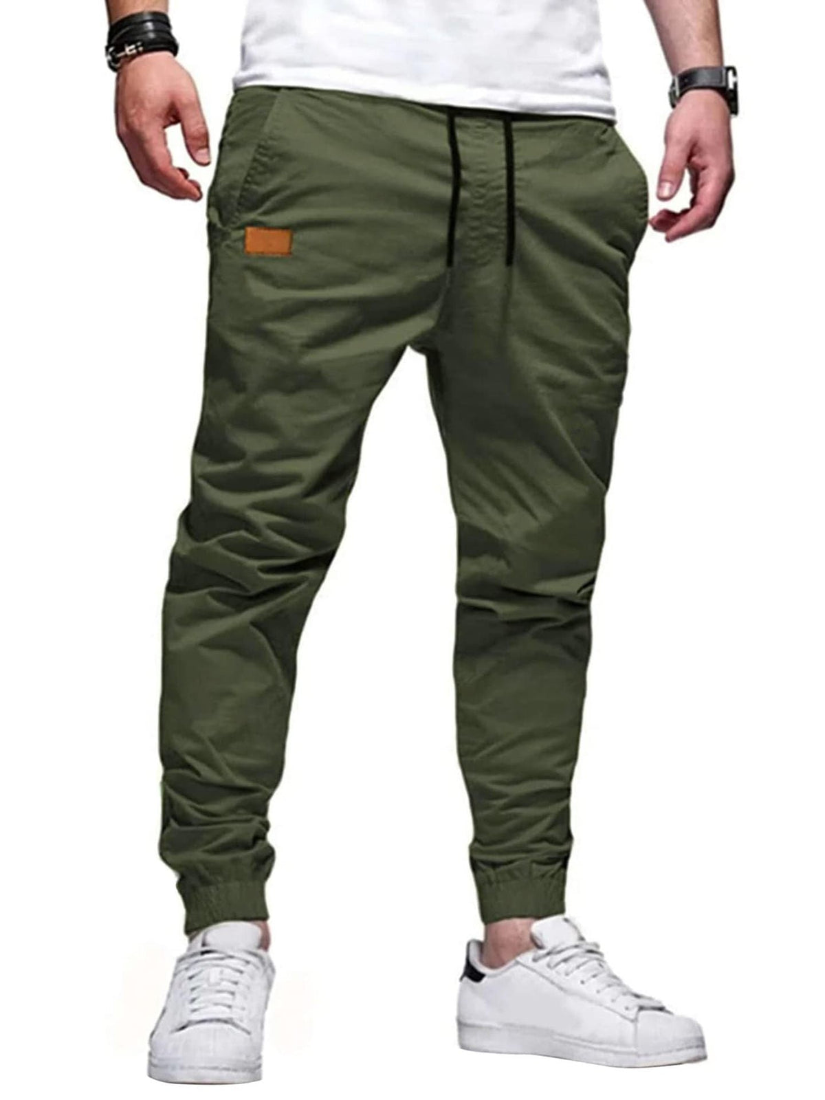 Pantalones Casuales de Corte Recto para Hombre