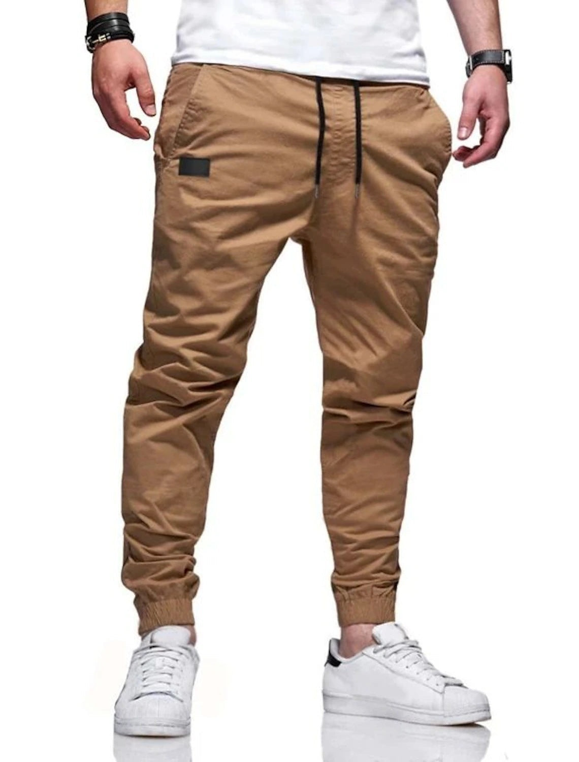 Pantalones Casuales de Corte Recto para Hombre