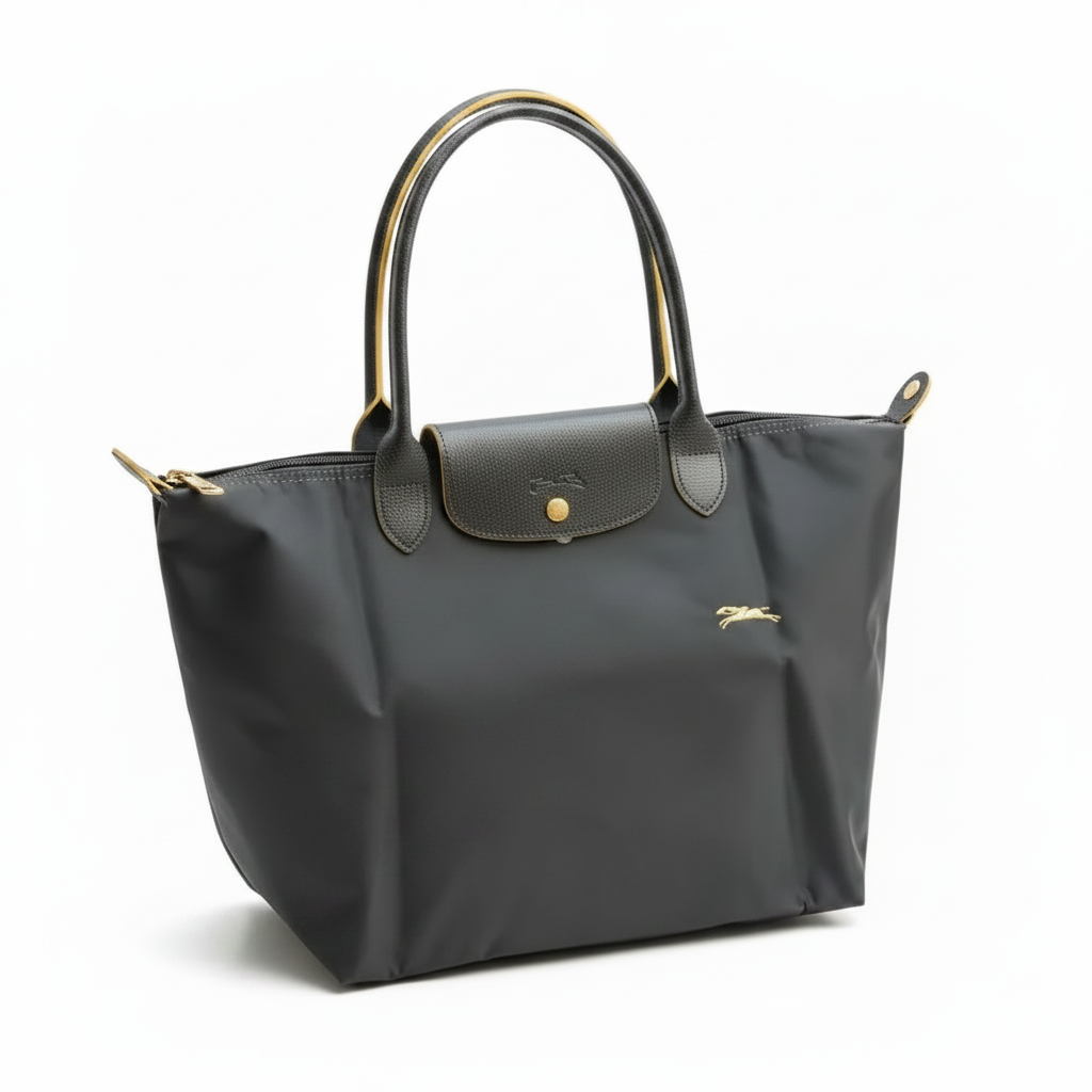 Bolso Tote Grande Clásico · Dorado