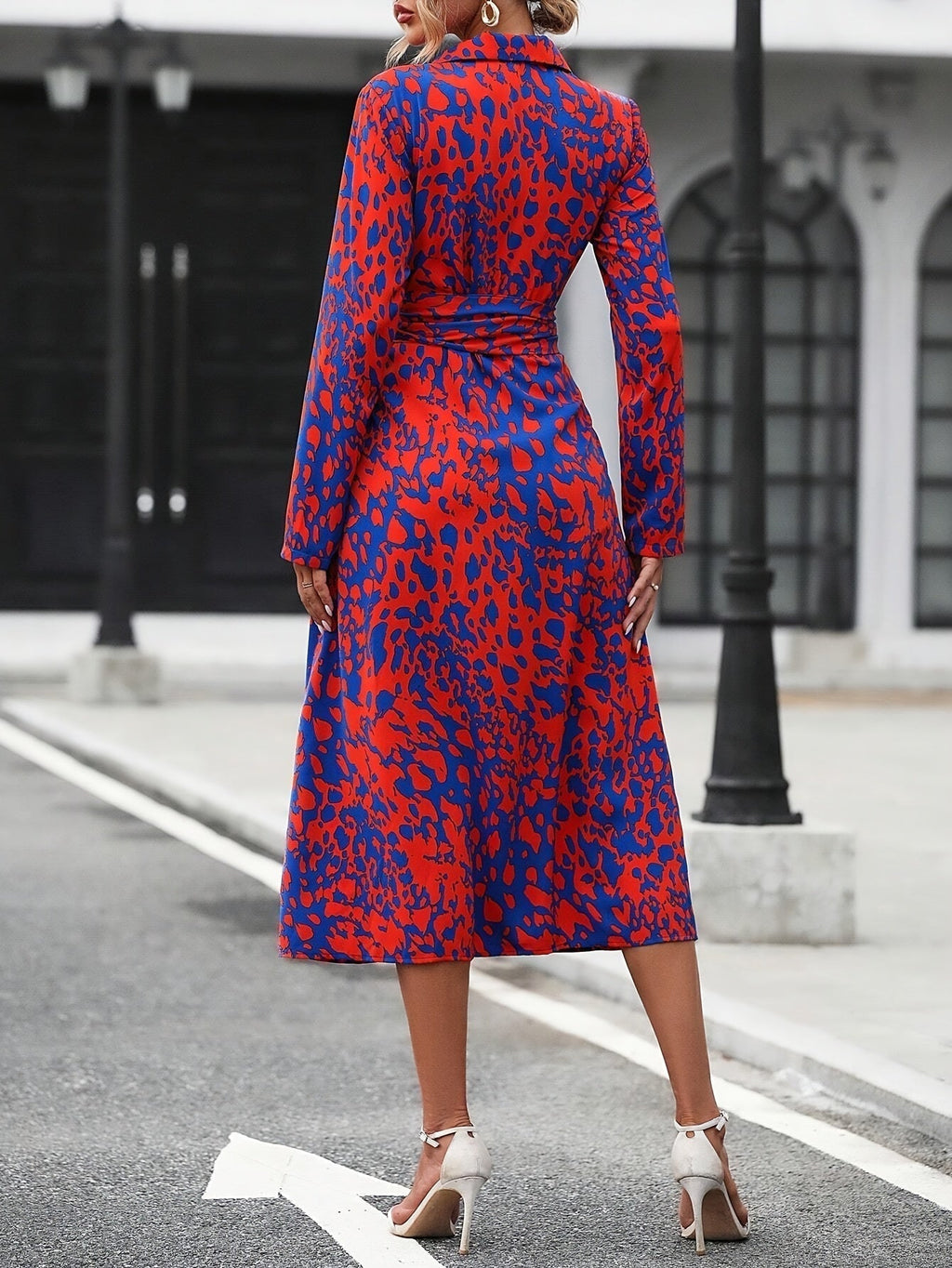 Vestido Camisero Geométrico