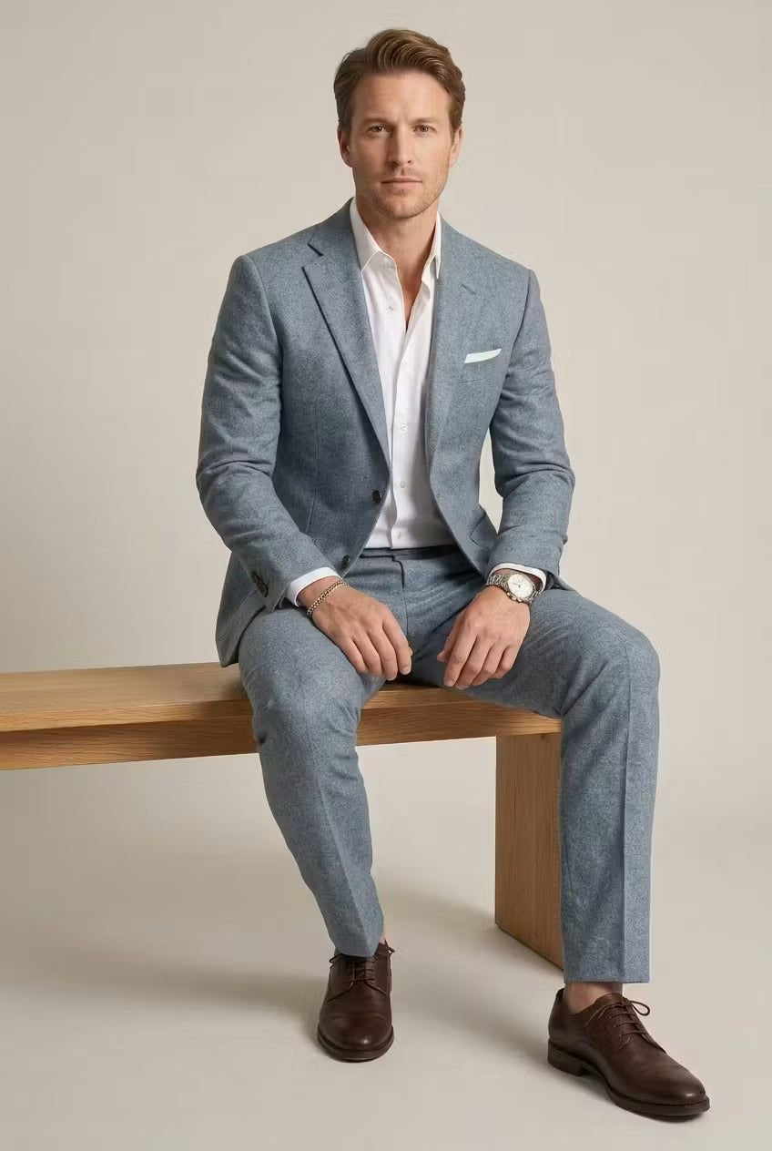 Traje Formal de Dos Piezas de Corte Ajustado