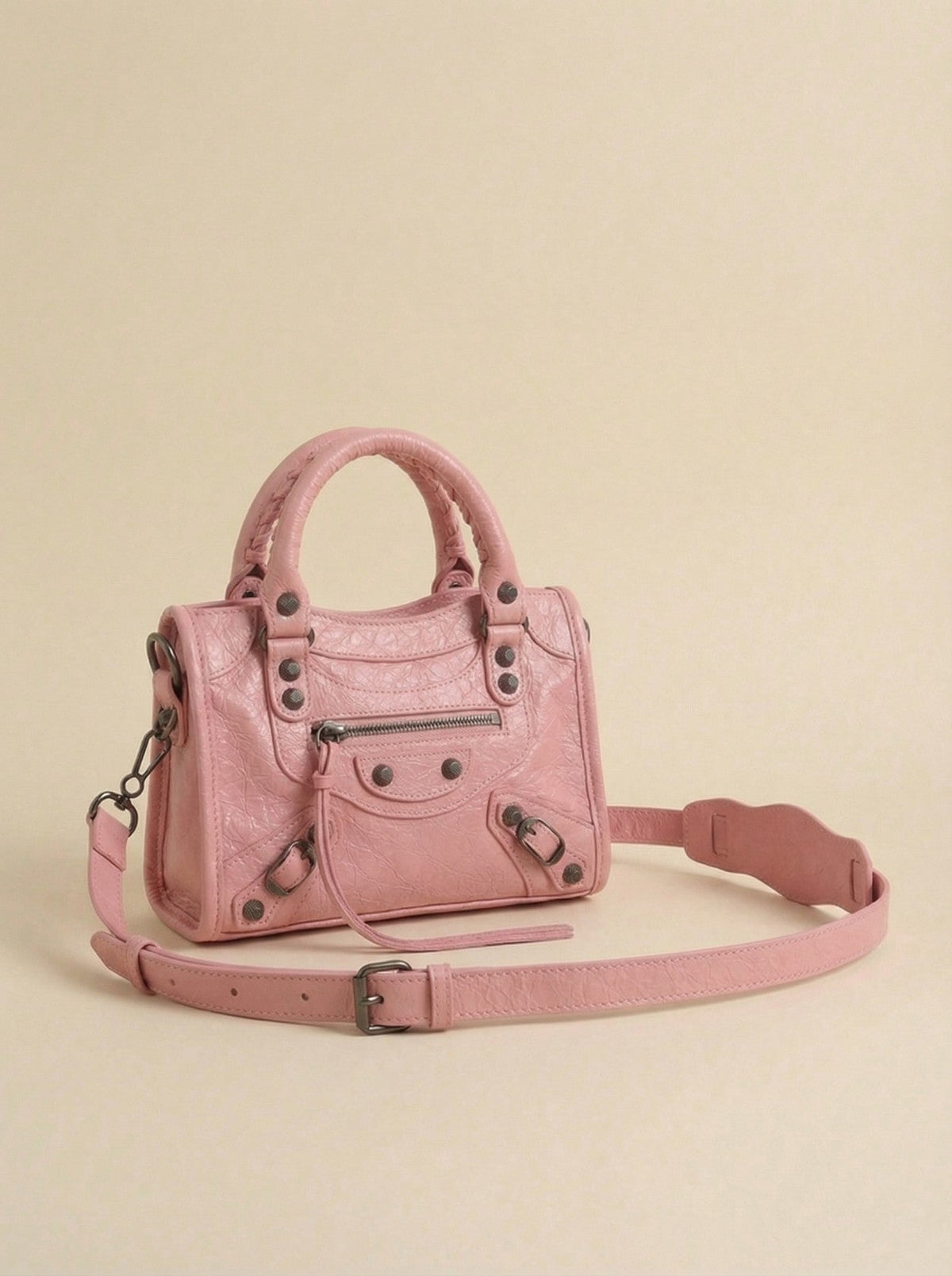 Bolso Pequeño de Cuero Compacto