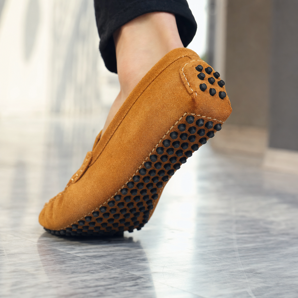 Mocasines con Suela de Goma Antideslizante