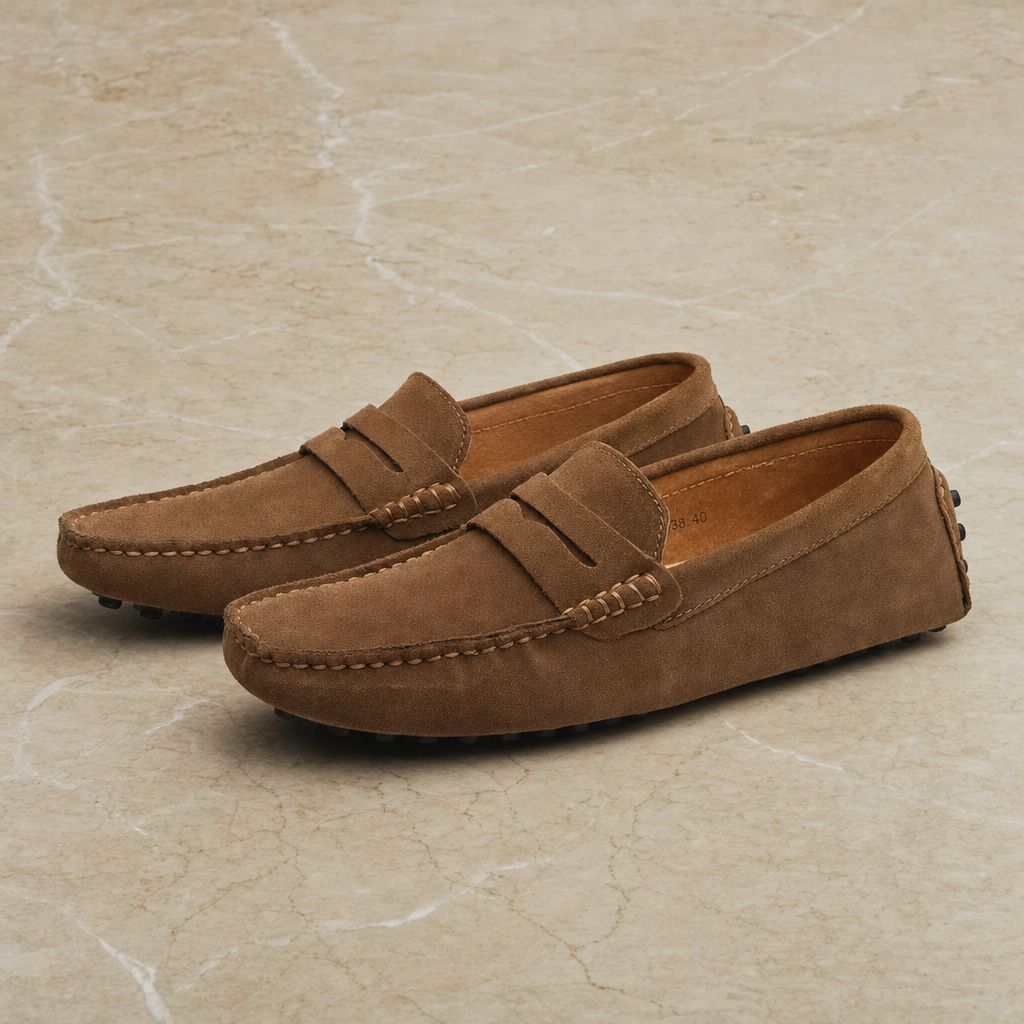 Mocasines con Suela de Goma Antideslizante