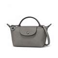 Mini Bolso de Piel Elegante · Gris