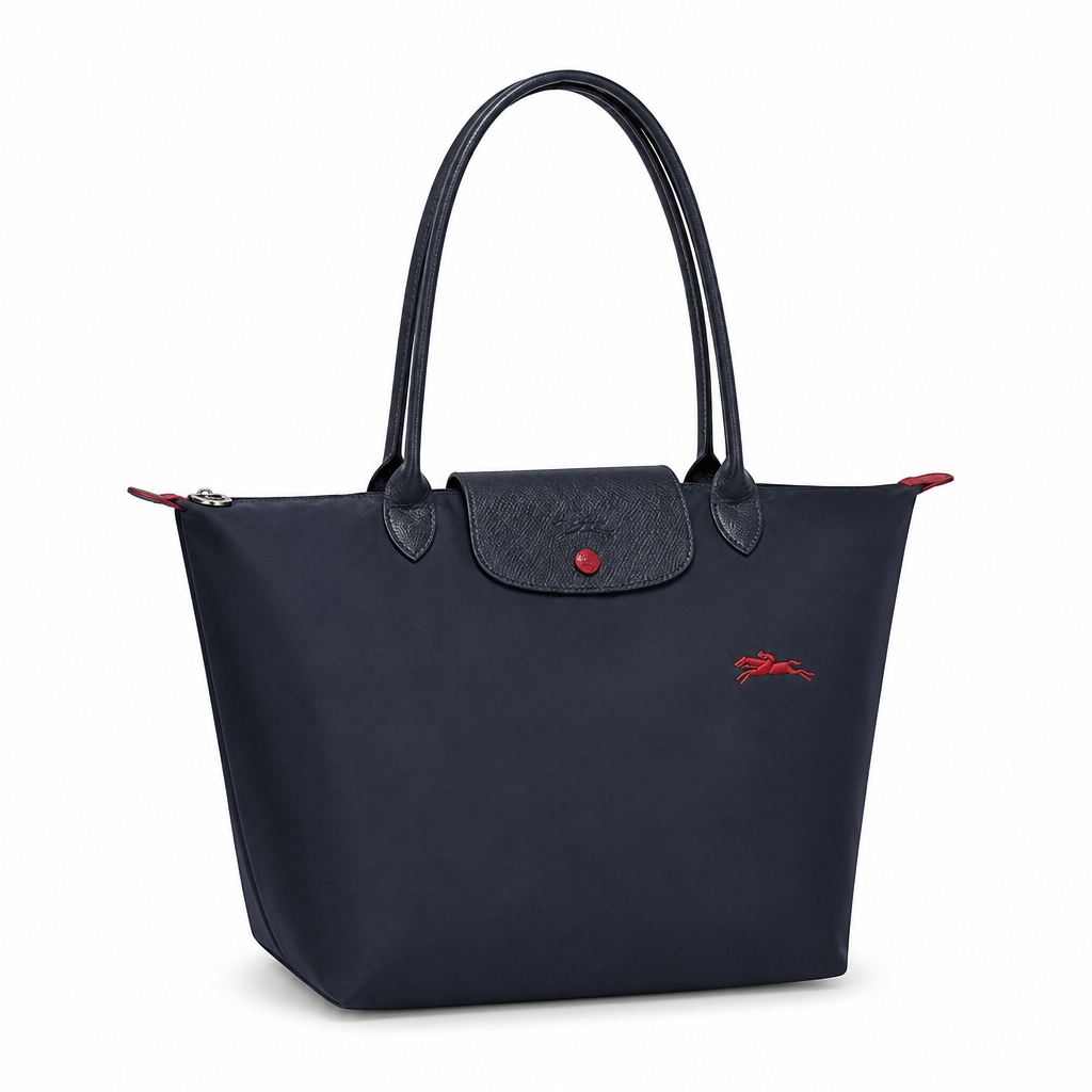 Bolso Tote Grande Clásico · Azul Marino