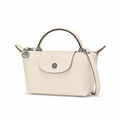 Mini Bolso de Piel Elegante · Blanco