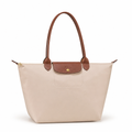 Bolso Tote Grande Clásico · Beige