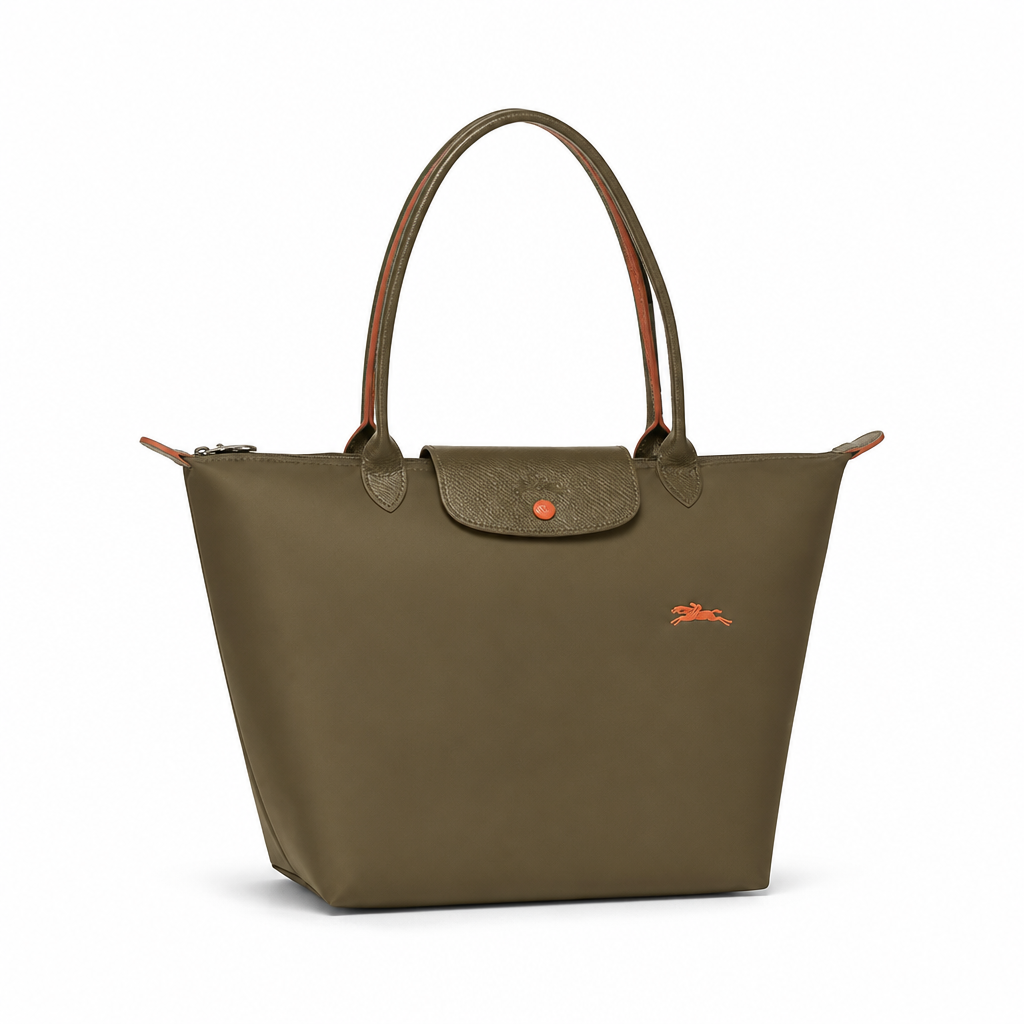 Bolso Tote Grande Clásico · Verde Cactus