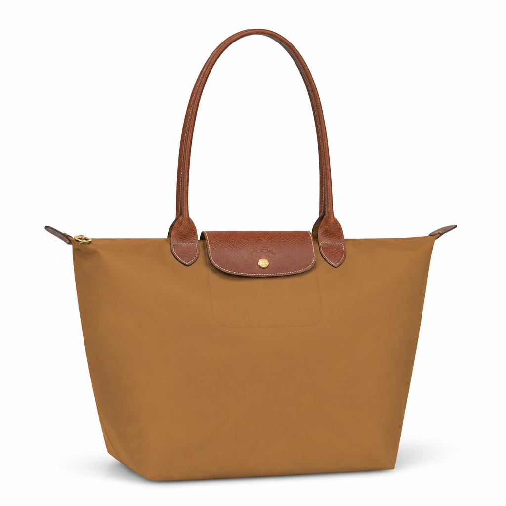 Bolso Tote Grande Clásico · Camel