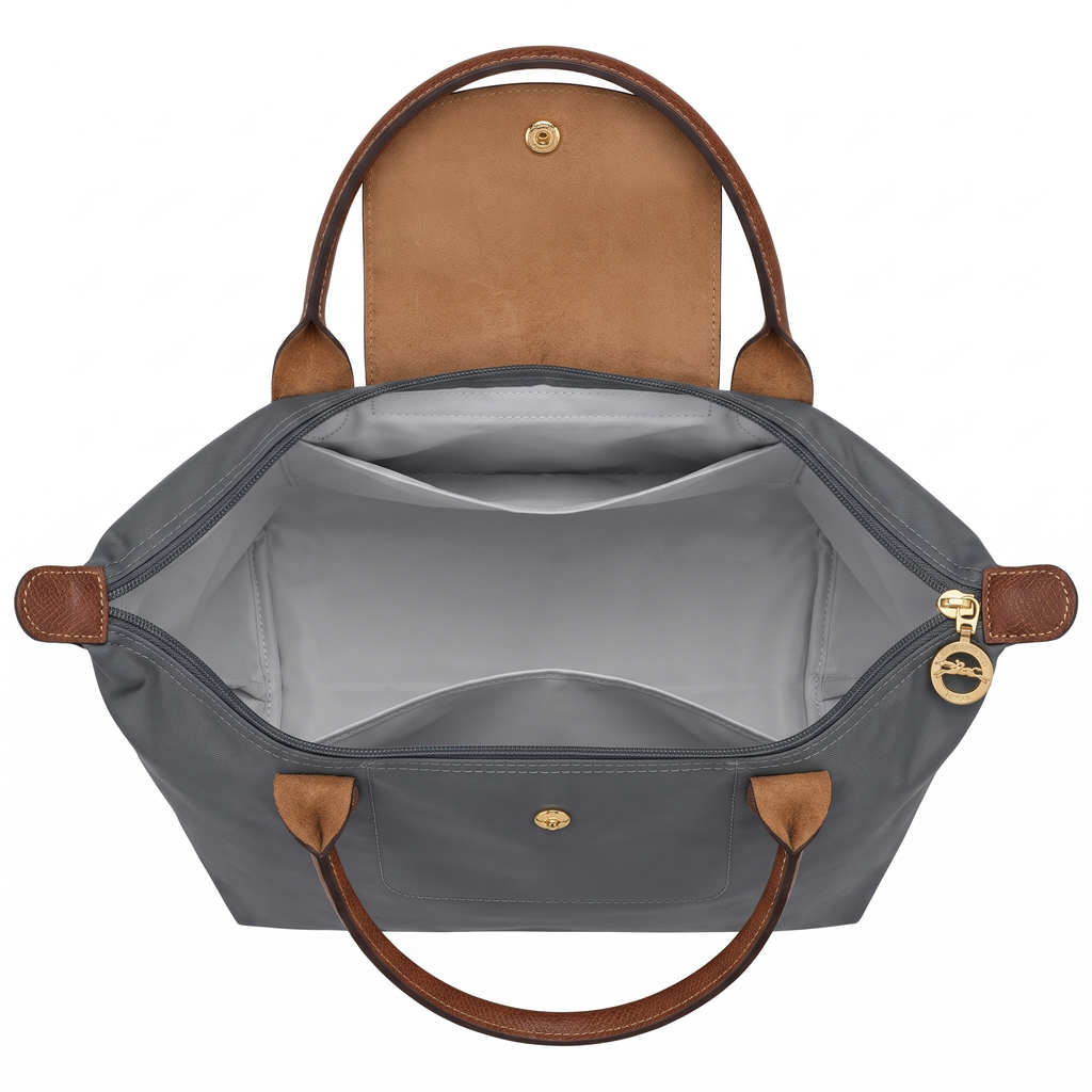 Bolso Tote Mediano Clásico · Hierro