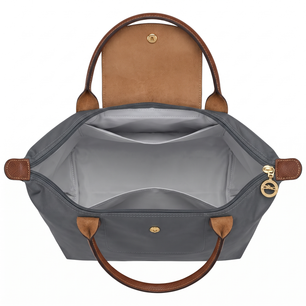 Bolso Tote Mediano Clásico · Hierro