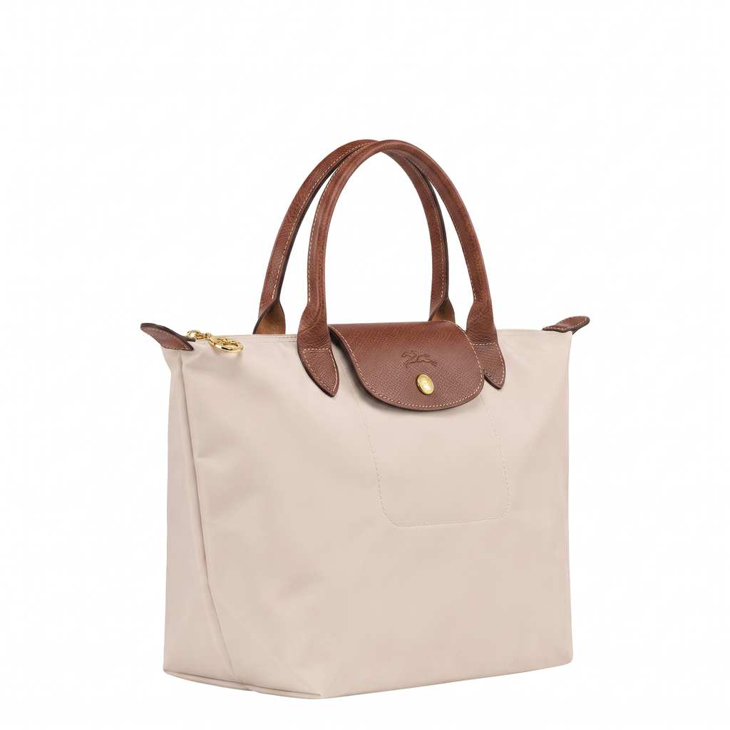 Bolso Tote Mediano Clásico · Beige