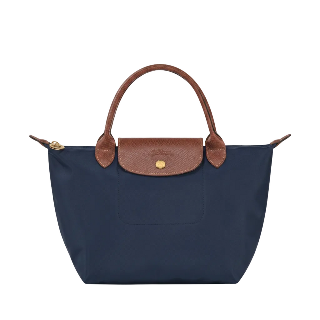 Bolso Tote Mediano Clásico · Azul Marino