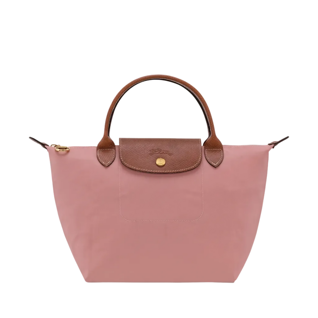 Bolso Tote Mediano Clásico · Rosa Plateado