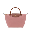 Bolso Tote Mediano Clásico · Rosa Plateado