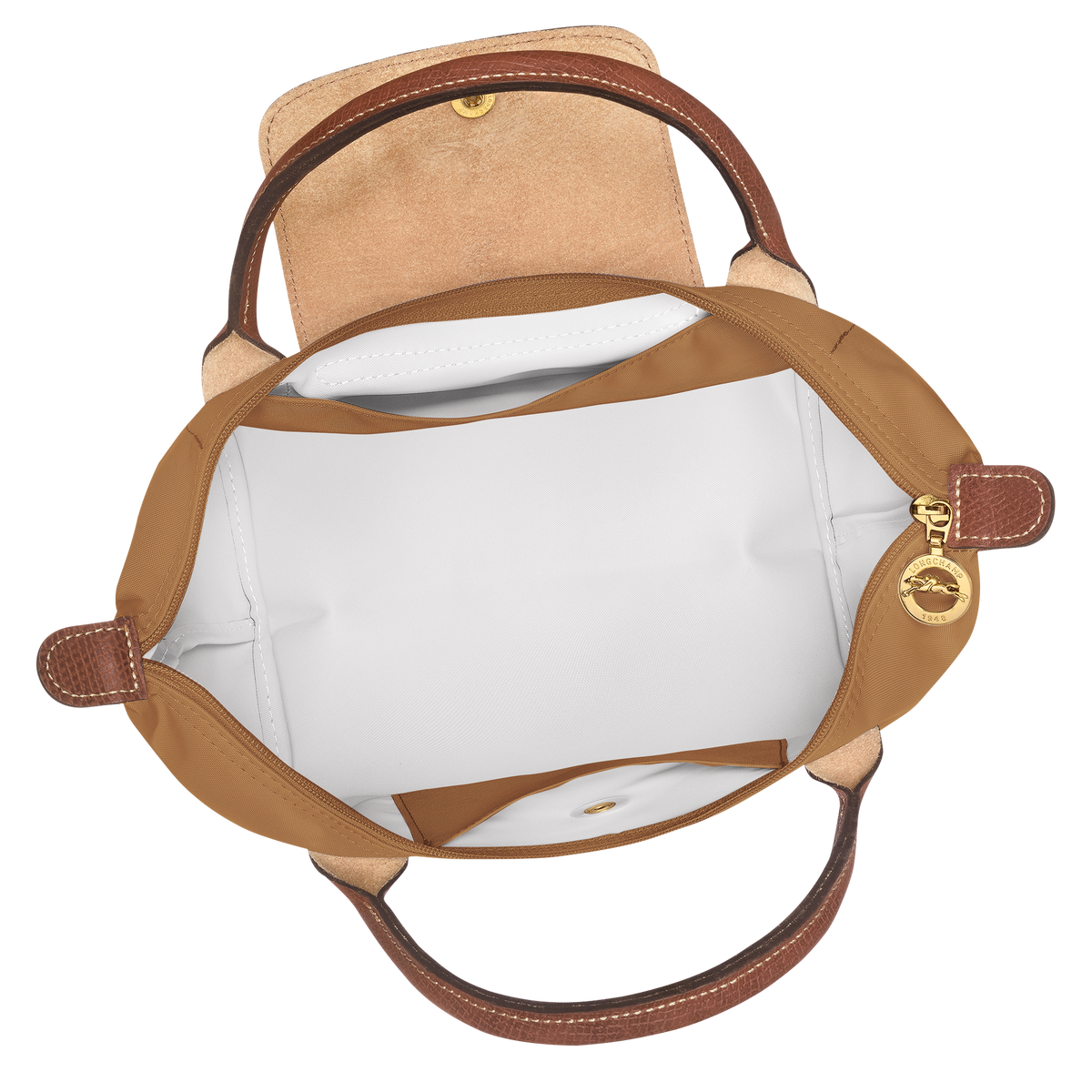 Bolso Tote Mediano Clásico · Camel