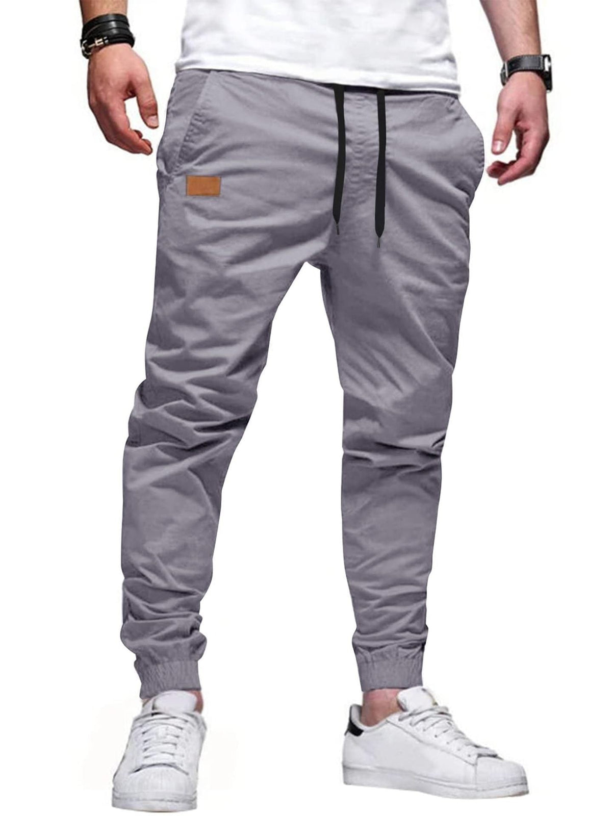 Pantalones Casuales de Corte Recto para Hombre