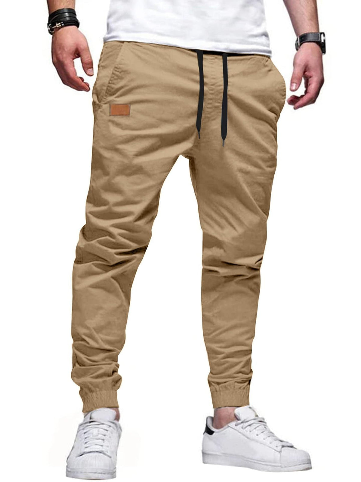 Pantalones Casuales de Corte Recto para Hombre