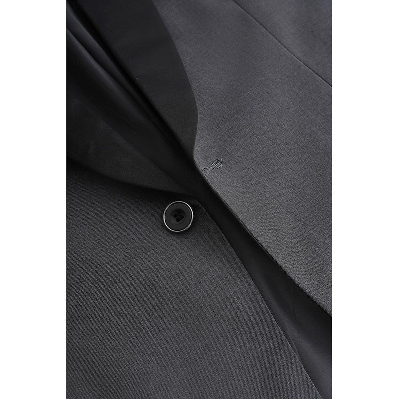 Traje de Novio de Dos Piezas con Solapa Satinada